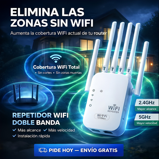 AMPLIFICADOR DE SEÑAL WIFI🛜