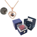 ROSA ETERNA Y COLLAR PERSONALIZADO